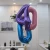 Import 32 inch Number Foil Balloon Large Blue Digital Balloons Birthday Party Decor Kids Baby Shower Supplies from China