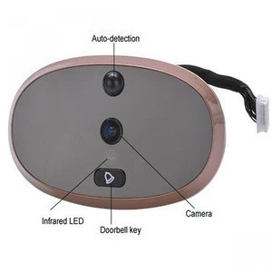 3.5 LCD Electric Peephole Viewer With Door Bell