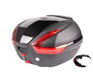 35L Hot sale high quality Factory direct sale motorcycle trunk/motorcycle LED light rear tail box/motorcycle top box