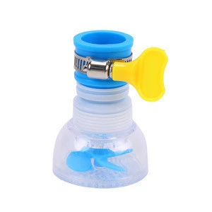 360 Rotary Kitchen Faucet Shower Head Bathroom Faucet Aerator Nozzle Tap Adapter Water Saving Bubbler Swivel Head Aerator