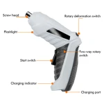 3.6V Charging mode Cordless screwdriver 47pcs set Electric drill hole electrical Screwdriver hand driver Wrench power tools