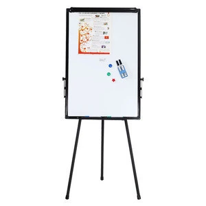 36x24 tripod whiteboard magnetic portable dry erase easel whiteboard height adjustable flip chart stand for office
