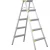 3.8m 8 meter Foldable 3 part folding step ladder scaffolding aluminum extension platform telescopic aluminum ladders