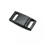 3/8"(9.8mm) Plastic Safty Breakaway Buckles For Bra /Cat Collar /Paracord Webbing Garment Accessories Black