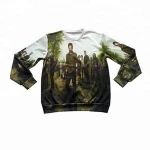 3D Digital Printed Hoodies Sweatshirts Mens Crewneck Sweatshirt