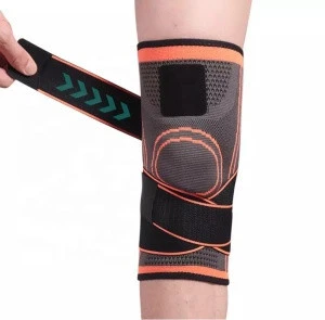3D weaving pressurization knee brace basketball tennis hiking cycling knee support professional protective sports knee pad