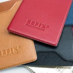 3M sticker PU leather card holder wallet stick on phone