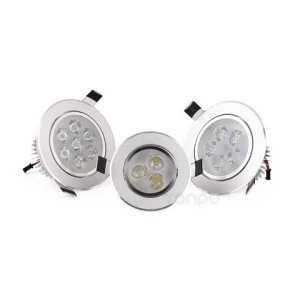 3W 5W 7W 9W 12W 15W 18W LED Dimmable Recessed Ceiling Down Light Lamp 85-265V Ceiling light with Driver