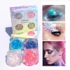 4 Color /SET Elf Sequin Glitter Eyeshadow Gel Cream Eye Face Body Hair Makeup Gel Set