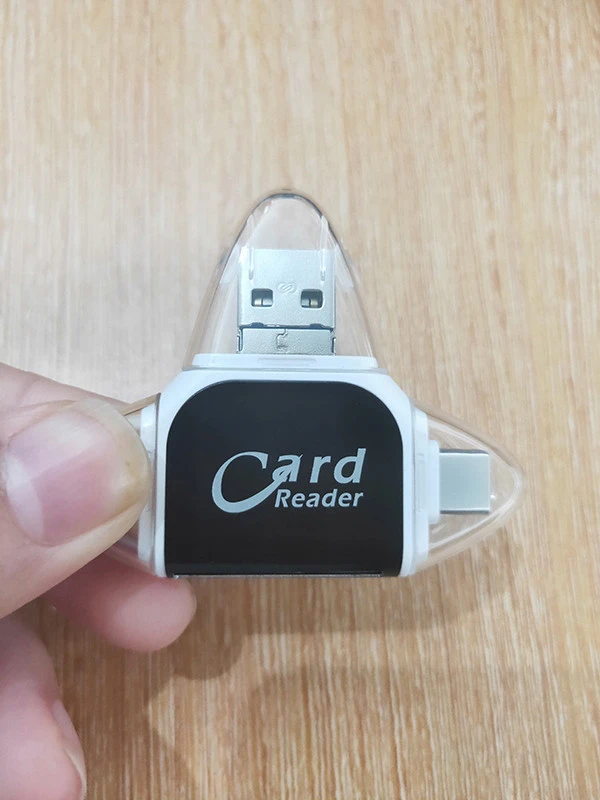 4 in 1 micro usb tf card reader for smartphones and computer