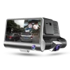 4.0 Inch hd 1080P Dual Lens Dash In Car Black Box 120 Degree Wide Angle car dash cam