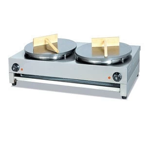 400Mm Diameter NG/LPG Pancake Maker Double Plate Gas Crepe Machine