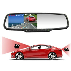 4.5 inch 1080P Car Rear View Mirror Monitor with DVR Camera
