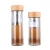 Import 450ml Travel Custom Borosilicate Glass Water Bottle with Metal Lid from China