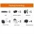 Import 4CH 720P Waterproof CCTV Camera Security Surveillance Alarm DVR System Kits With 10.1 Inch LCD Screen from China