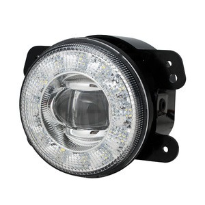 4inch 17w led fog Light Led Headlight with E-mark fog light with DRL for Jeep Harley waterproof