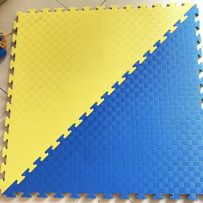 5 lines texture taekwondo tatami mat EVA foam gym puzzle mat
