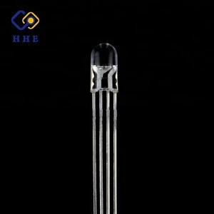 50,000 hours life 3 chips inside 5mm round RGB led diode diffused for indicator light