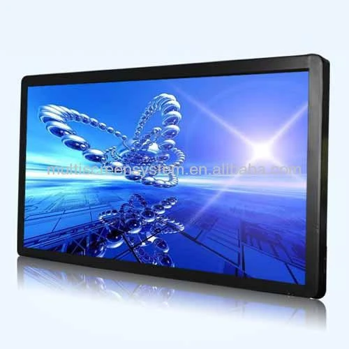 55 inch wall lcd internet radio advertising player, commercial screen for advertising with android system