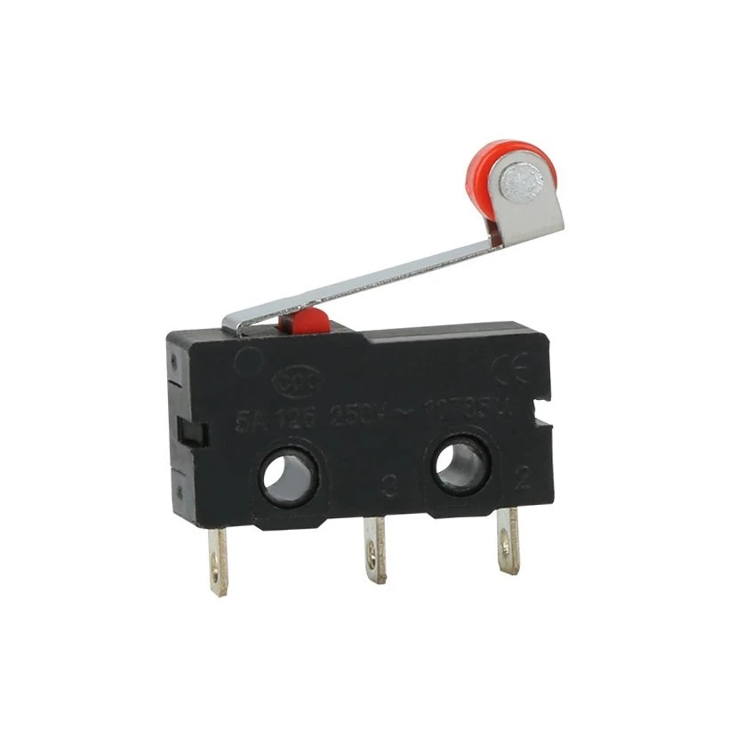 5A 125/ 3A 250V 3 pin micro switch limit switch with cable /wire