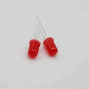 5mm led diode red diffused cheap price