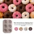 Import 6 Cups Muffin mold Cake Metal Cupcake Mold Non-Stick Donut round baking pan from China