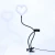 Import 6 Inch RGB Colorful Heart Shaped USB Photographic Led Lighting Clip Selfie Ring Light from China