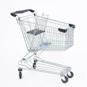 60-275L Asian style shopping Trolley Supermarket Trolley Cart with 4 wheels