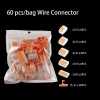 60PCS/Bag 222 TYPE 2 3 4 5 8 Pin Transparent With Fixed joint Quick cable Wire Wiring Connector electrical Power Terminal Block