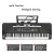 Import 61 Keys mic musical gaming preschool educational electronic keyboard instruments toy piano from China