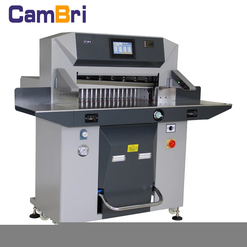 6710PX hydraulic high precision computer control paper cutting machine