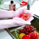7 Years Professional Factory Free Sample Kitchen Cleaning Household Silicone Dishwashing Magic Gloves
