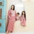 Import 7091 customized Muslim high-end islamic women thobe comfortable cotton family outfits modern islamic clothing from China