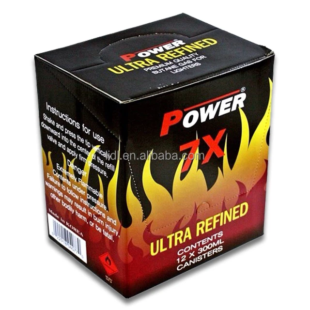 7X Super power Refined Butane lighter Gas