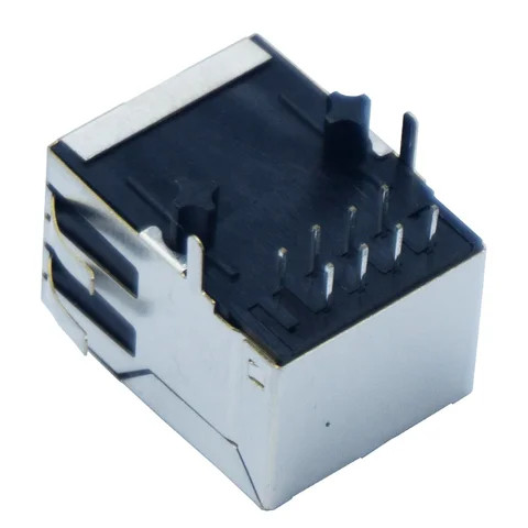 Buy 8 Pin Female Single Port Without Led Light Modular Jack Ethernet ...