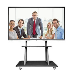 86 Inch Smart Whiteboard 4K Android and Windows OS OPS Mainboard Interactive White Board For Sale