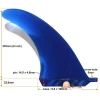 8&quot; US box center fin Soft replacement for longboard  water surf air SUP AIR7