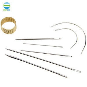 9 Pieces DIY Leather Tools Crafts Handmade Stitching Kit Leather Tool Canvas Tent Sewing Needle Kit Tool