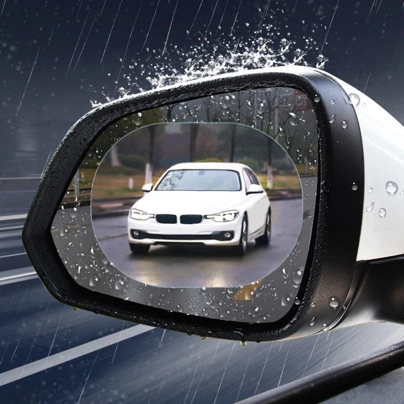 95*135mm Car rearview mirror rain film anti-fog waterproof sticker clear vision driving safety car accessories