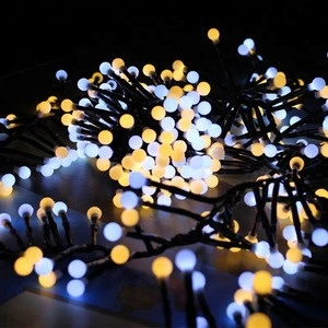 9.8ft 400 led low voltage christmas outdoor decoration firecracker globe led string lights