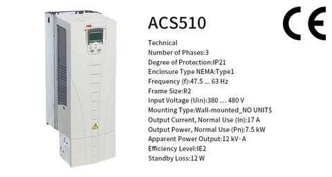 Buy Abb Acs510 High Performance 380v Variable Frequency Drive Ac ...
