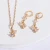 Import African Animal and Sex Image Women Jewelry Sets 18K Gold Plated Opp Bag Yili 6 Sets Jewelry Set from China