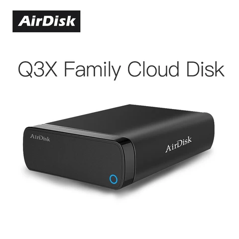 Airdisk Q3X Mobile networking hard Disk USB3.0 NAS Family Network Cloud Storage 3.5" Remotely Mobile Hard Disk Box(NOT HDD)