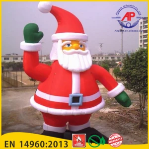 Airpark Inflatable Canton Fair 2016 Merry Christmas Advertising Inflatables Cartoon Doll Santa Claus
