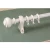 Import Aluminium pvc Double curtain pole accessories with finials from China