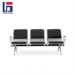 Aluminum public chair for waiting room seats areas of bank furniture