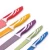 Import Amazon 6pcs western peeler chef knife slicing paring utility bread non stick coating coloful kitchen knives set from China