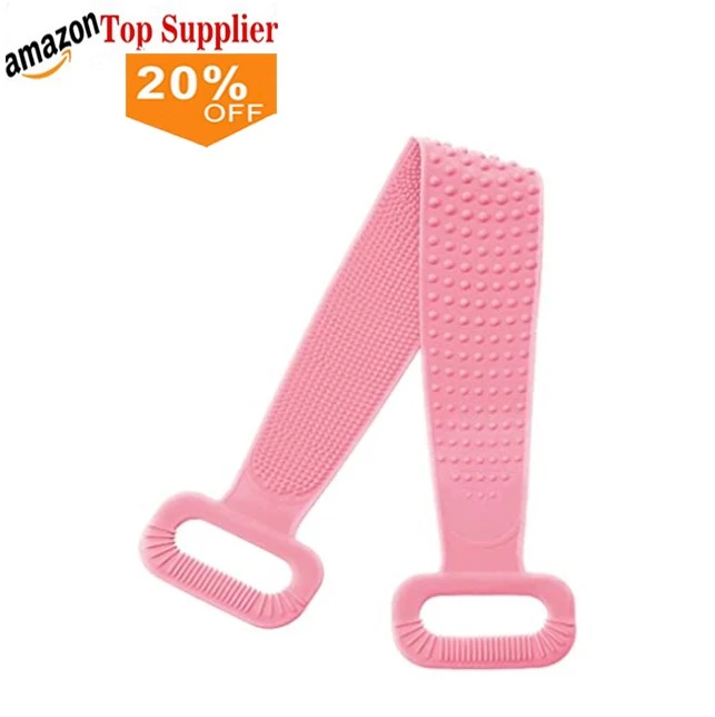amazon best sellers Factory directly supply back silicone scrubber brush body scrub brush