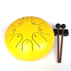 Amazon Hot Sale 6 inch steel tongue drum with 8 notes, hangpan drum steel, handpan drum Lotus drum Iron material