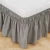 Import Amazon hot sale cross border bedding brushed and wrinkled Elastic Bed Ruffles Bed Skirt from China